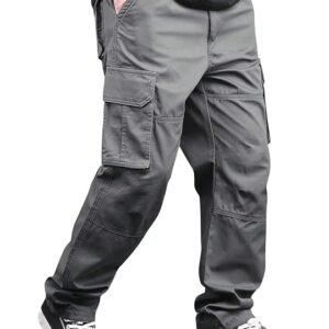 Cargo for Men || Cotton Cargo Pant || Drawstring Waist Pant (Also Available in Plus Sizes) (46-49)